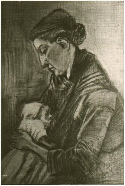 Sien stillt ein Baby 1064 Vincent van Gogh von Vincent van Gogh